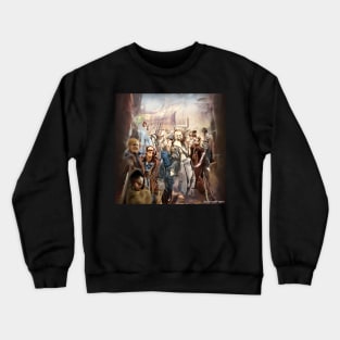 ZOMBIE INFESTATION ORIGINAL AI DIGITALLY GENERATED ARTWORK Crewneck Sweatshirt